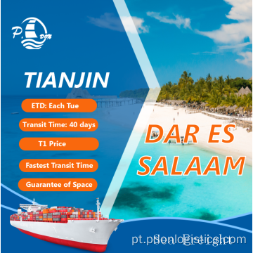 Frete marinho de Tianjin a Dar es Salaam